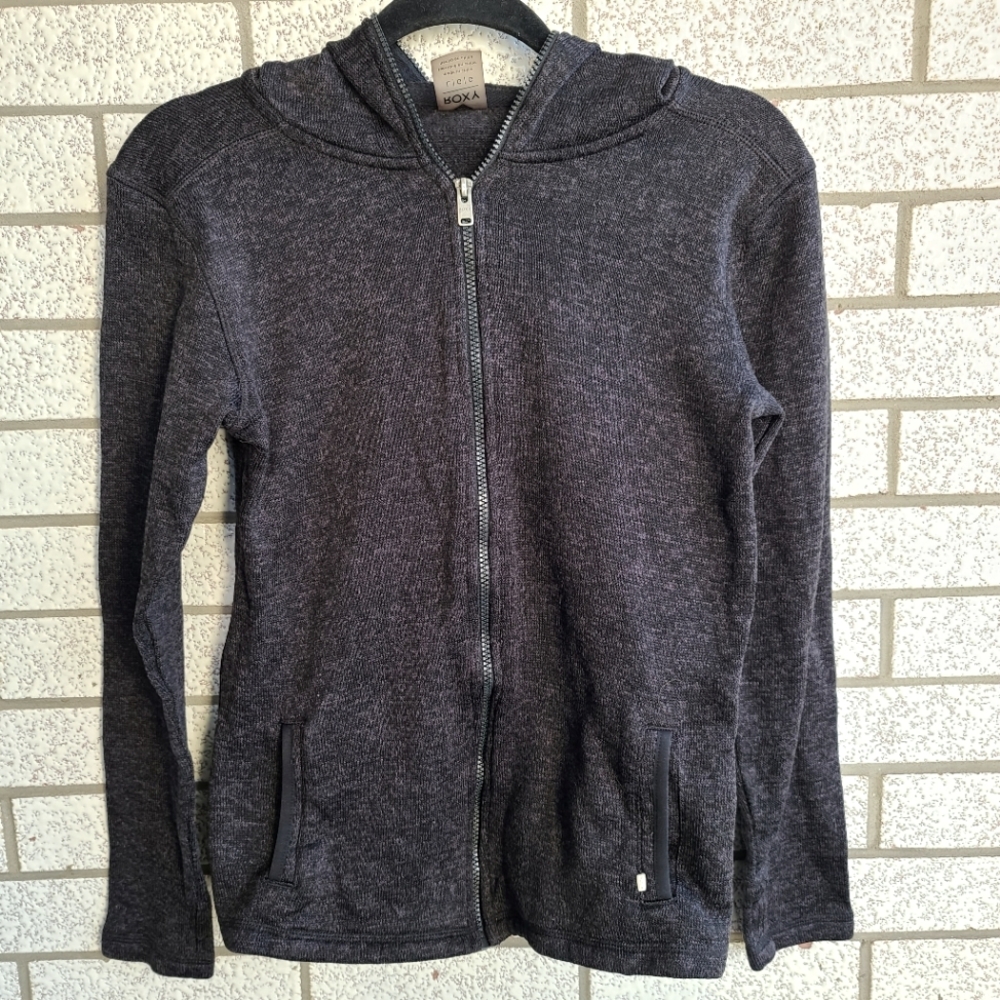 ROXY Dark Grey Hoodie With Zipper